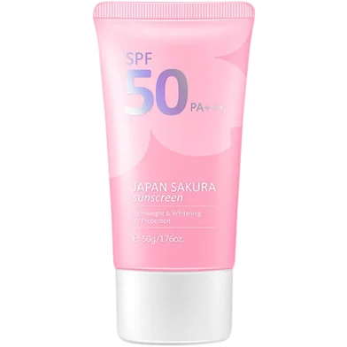 Laikou Japan Sakura Face Sunscreen SPF-50gm - 6925464083755 - Rokomari product